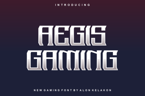 Aegis Gaming Font for Bold Branding and Digital Creativity