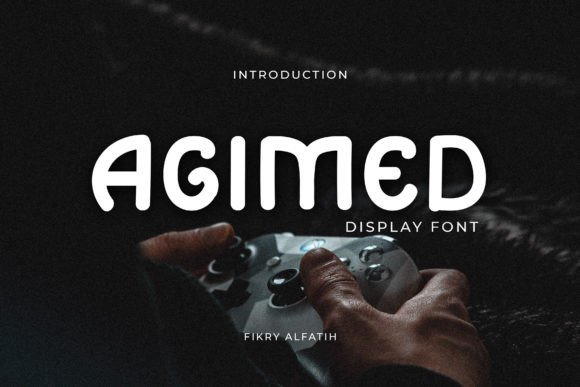 Agimed: A Playful Display Font for Creative Campaigns