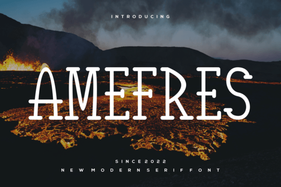 Amefres: Elevate Your Campaigns with a Sweet and Elegant Display Font