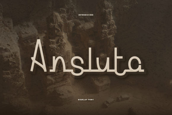 Ansluta Display Font for Editorial Elegance