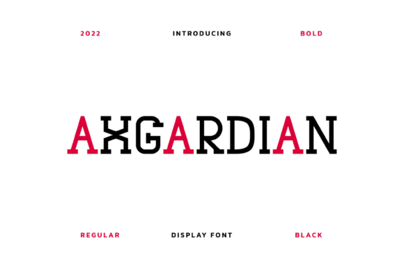 Axgardian: A Modern Display Font for Digital Projects
