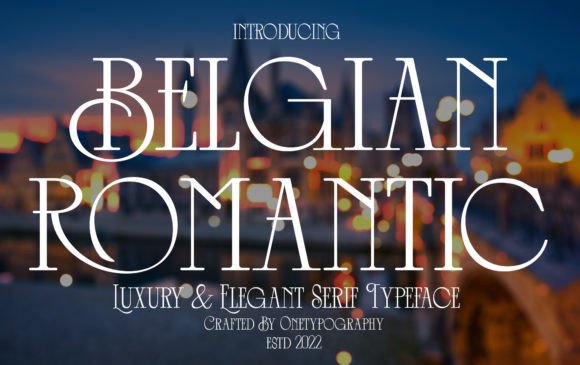Belgian Romantic Font for Elegant Branding and Creative Projects