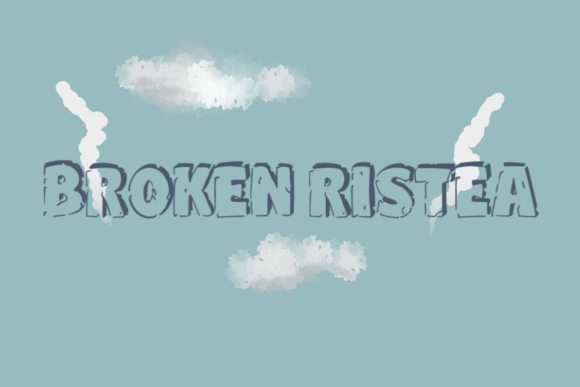 Broken Ristea: A Dynamic Display Font for Editorial Design