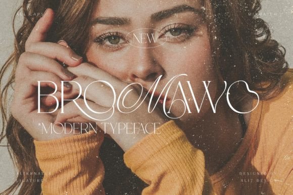 Bromawo: A Display Font for Luxurious Branding