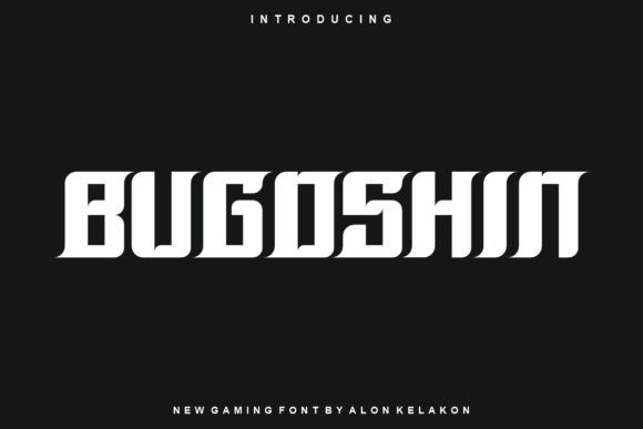 Bugoshin: A Modern Display Font for Editorial Design
