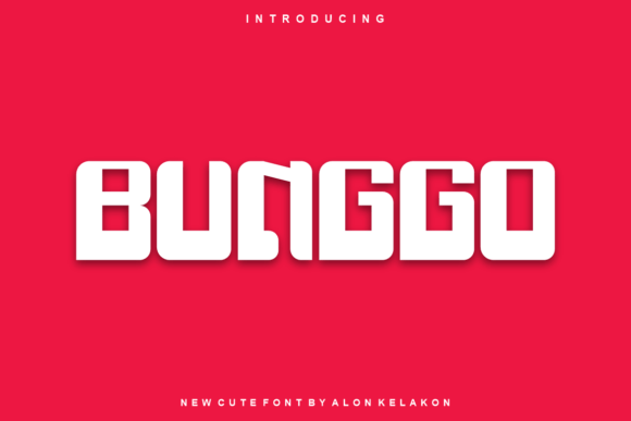 Bunggo: A Modern Display Font for Creative Makers