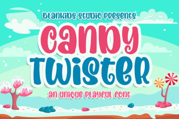 Candy Twister Font for Playful Branding and Creative Projects