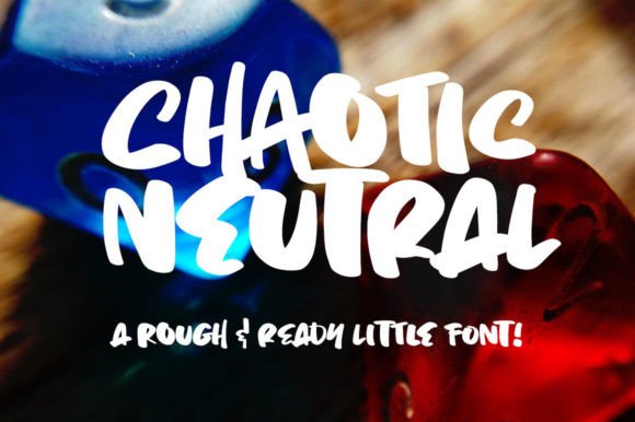 Chaotic Neutral Font for Branding That Stands Out