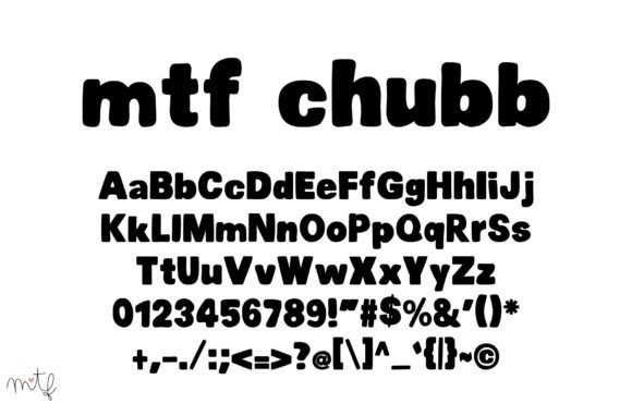Chubb Font: A Playful Touch for Your Brand Identity