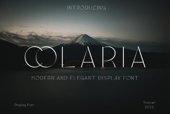 Colaria: A Modern Display Font for Elegant Editorial Design