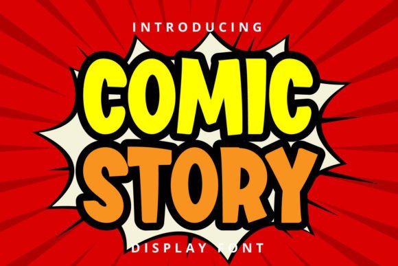 Comic Story Font for Playful and Professional Branding