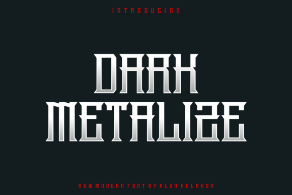 Dark Metalize: A Modern Display Font for Bold Campaigns