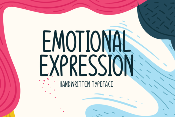 Emotional Expression Font for Handmade Creations