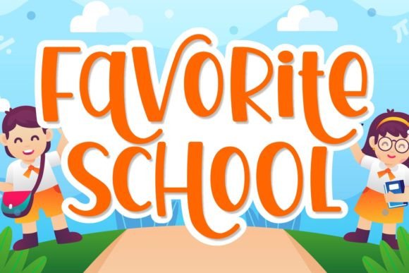 Favorite School Font for Business Branding and Creative Projects