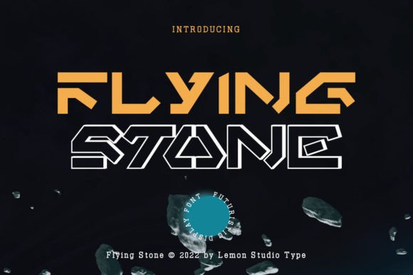 Flying Stone Font for Modern Editorial Design