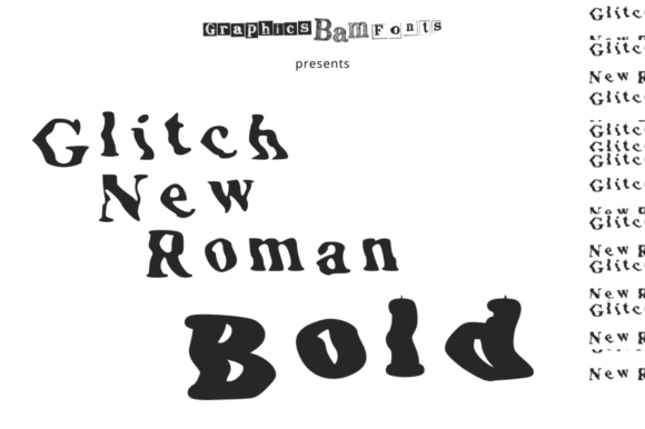Glitch New Roman Bold for a Modern Editorial Look