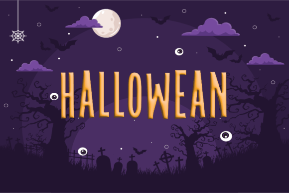 Hallowean Font for Creative Branding and Design Projects