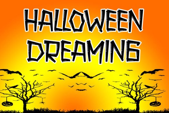 Halloween Dreaming Font for Editorial Design