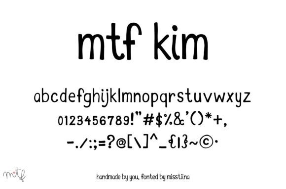 Kim: A Display Font That Elevates Handmade Creations