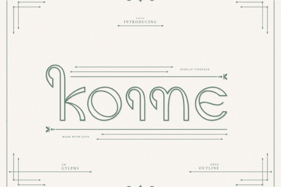 Koine: A Display Font That Elevates Branding Effortlessly
