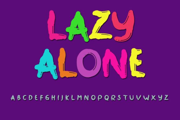 Lazy Alone Font for Professional Branding and Design