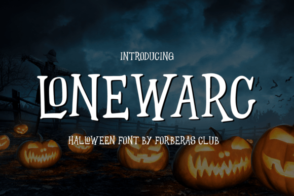 Lonewarc: A Bouncy Display Font for Dynamic Editorial Design