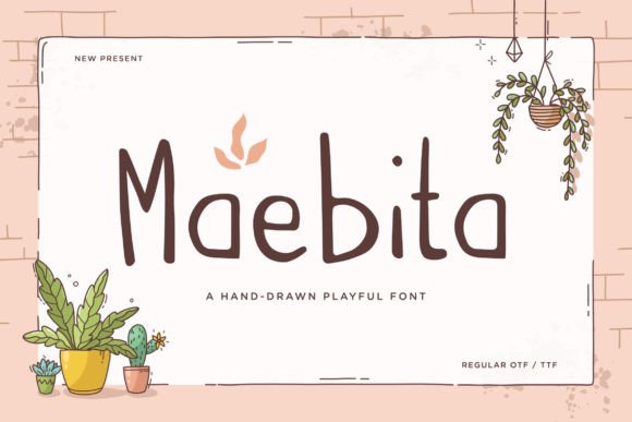 Maebita: A Hand-Drawn Font That Elevates Branding