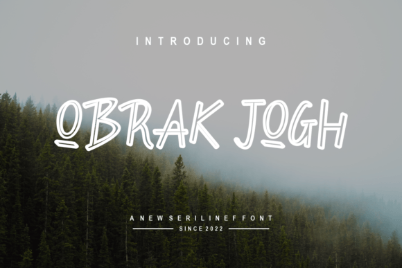 Obrakjogh: A Sweet and Elegant Display Font for Creative Projects