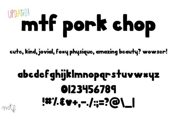Pork Chop Font: A Bold Display Type for Creative Projects
