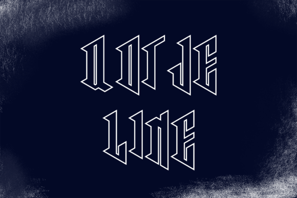 Qotjeline: A Quirky Display Font for Creative Crafters
