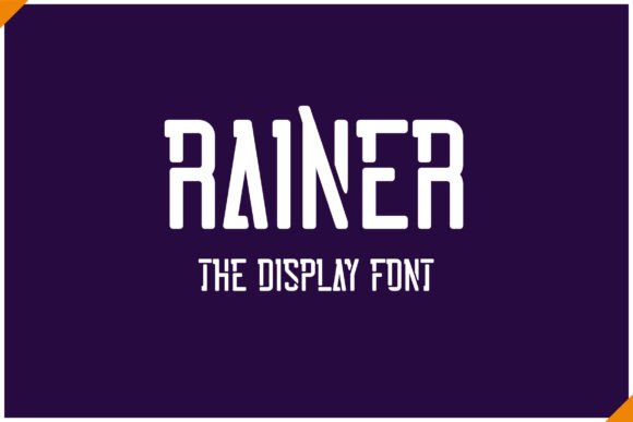 Rainer Font for Eye-Catching Digital Designs