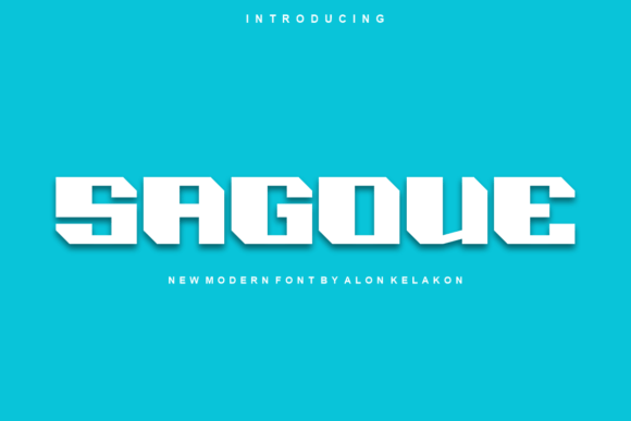 Sagove: A Modern Display Font for Bold Branding