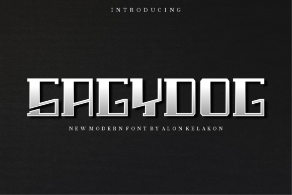Sagydog: A Modern Display Font for Eye-Catching Campaigns
