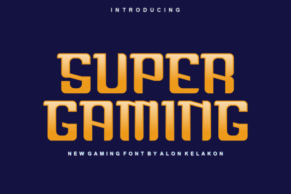 Super Gaming Font for Eye-Catching Campaigns