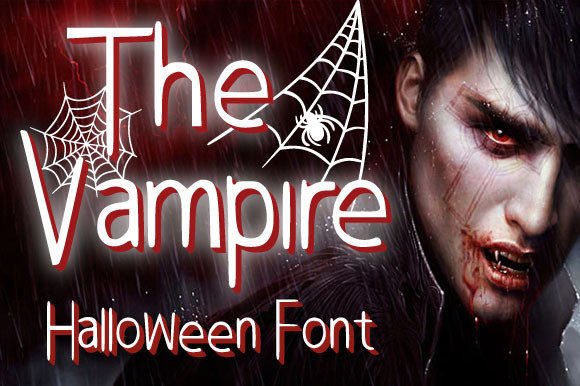 The Vampire Font for Halloween-Themed Branding and Display Needs
