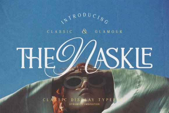 Thenaskle: A Modern Display Font for Handmade Creations