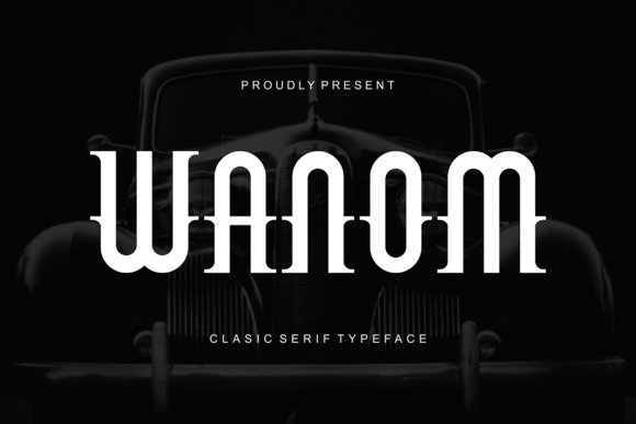 Wanom: A Fun and Cool Display Font for Branding