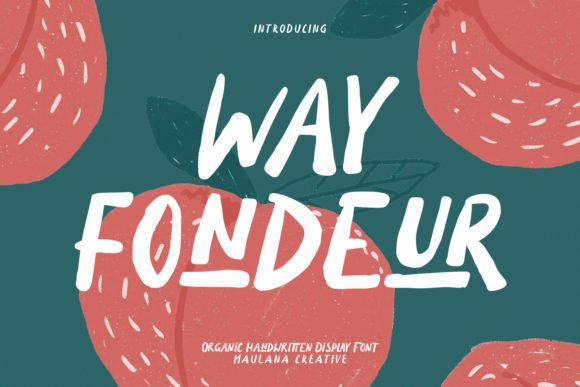 Wayfondeur: A Quirky Handwritten Font for Creative Projects
