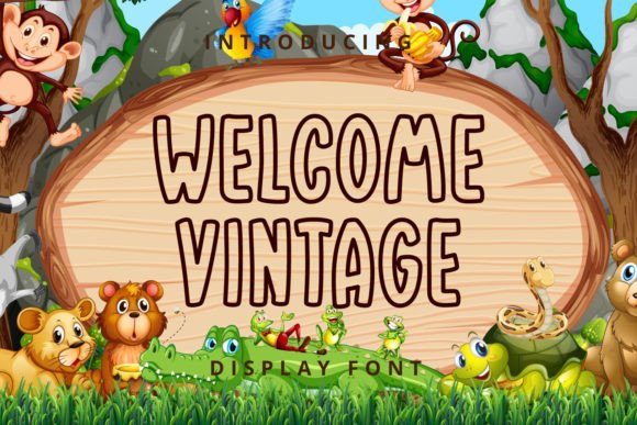 Welcome Vintage Font for Bold Brand Campaigns