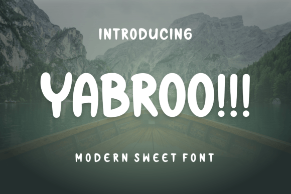 Yabroo: A Bold Display Font for Branding and More
